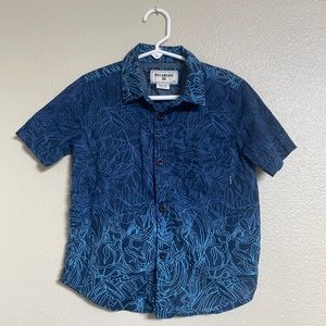 Kids billabong button down tee